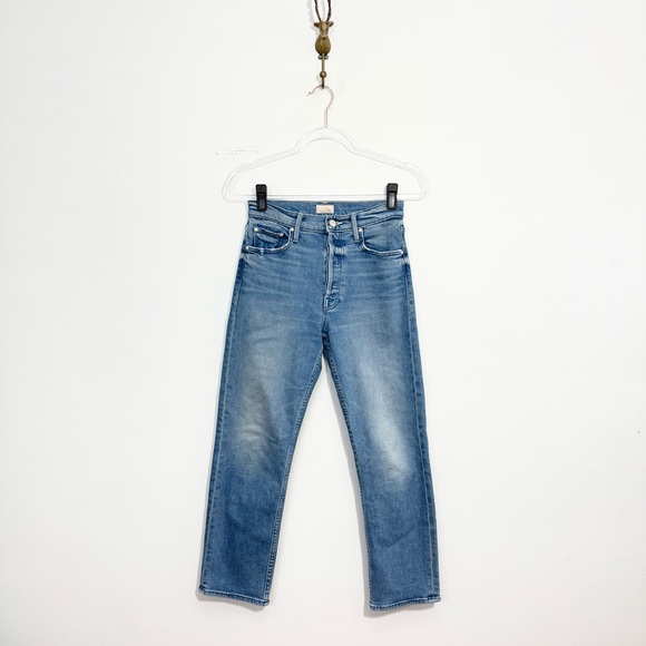 Mother Denim The Tomcat High Rise Straight Jeans On The Run Size 26 - Picture 2 of 7